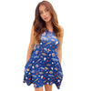 METS "PARTY TIME" SUN DRESS (BLUE)