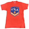 The 7 Line Army "Badge" t-shirt (Orange)