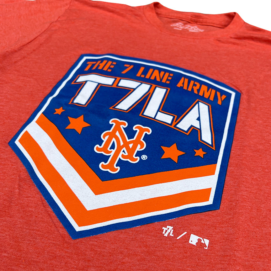The 7 Line Army Badge t-shirt (Orange)